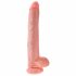 King Cock 14 sēklinieks liels dildo (35cm) - dabīgs 