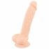 Silexd 7 - piesūcēja dildo - 17,5 cm (dabīgs) 