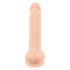 Silexd 7 - piesūcēja dildo - 17,5 cm (dabīgs) 