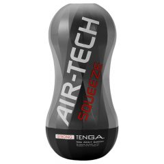   TENGA Air-Tech Squeeze Strong - vīriešu masturbators, kas imitē orālo seksu (melns)