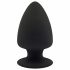 Silexd M - veidojams anālais dildo - 11cm (melns) 