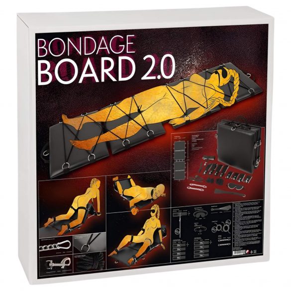 You2Toys Bondage Board 2.0 - pārnēsājams sasiešanas dēļa komplekts 