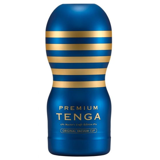 TENGA Premium Original - vienreizējas lietošanas masturbators (zils)