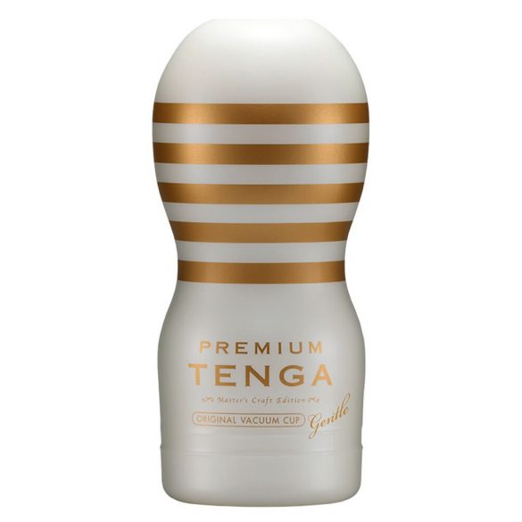 TENGA Premium Maigs - Vienreizējais masturbators (balts) 