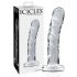 Icicles No. 62 - dzimumlocekļa stikla dildo (caurspīdīgs) 