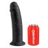 King Cock 10 - liels piesūcekņa dildo (25cm) - melns 