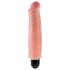 King Cock 7 Stiffy - ūdensizturīgs, dabīgs vibrators (18cm) - dabīgs 