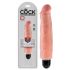 King Cock 7 Stiffy - ūdensizturīgs, dabīgs vibrators (18cm) - dabīgs 