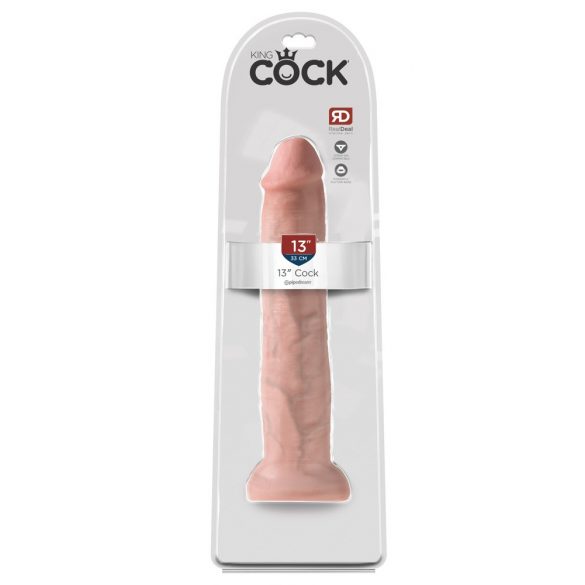 King Cock 13 - gigantiska reālistiskā dildo (33cm) - dabīga 