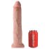 King Cock 13 - gigantiska reālistiskā dildo (33cm) - dabīga 