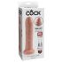 King Cock 7 Fitymanator - realistisks dildo (18cm) - naturāls 