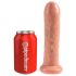 King Cock 7 Fitymanator - realistisks dildo (18cm) - naturāls 