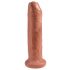 King Cock 7 Fitymanator - reālistisks dildo (18cm) - tumši dabīgs 