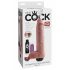 King Cock 11 - dabiskas izskata šļācoša dildo (28cm) - dabisks 