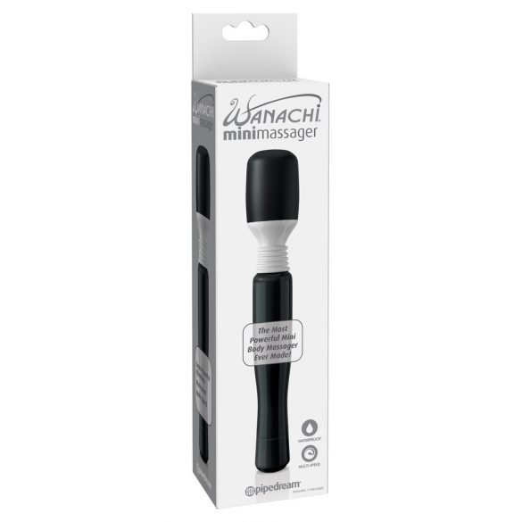 Wanachi Wand - mini masāžas vibrator (melns) 