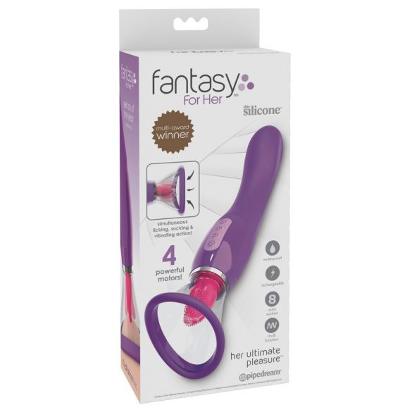 Fantasy - akumulatora, 3in1 vibrators (violeta) 