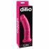 Dillio 8 - pieguļošs, reālistisks dildo (20cm) - rozā 