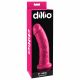 Dillio 8 - pieguļošs, reālistisks dildo (20cm) - rozā 