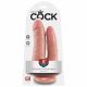 King Cock Double Penetrator - reālistisks dubultais dildo (neitrāls) 