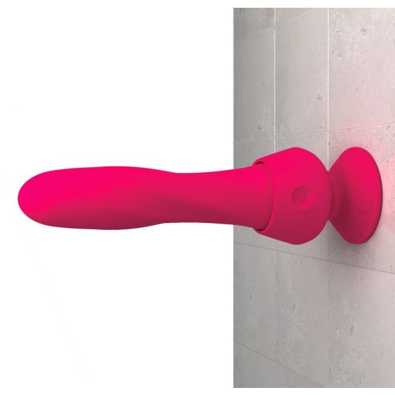 3Some wall banger deluxe - aku, bezvadu vibratora zizlis (rozā)