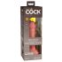 King Cock Elite 6 - ar piesūcekni, reālistisks dildo (15cm) - naturāls 