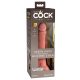 King Cock Elite 7 - piesūceknis, reālistisks dildo (18cm) - dabīgs 