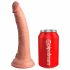 King Cock Elite 7 - piesūceknis, reālistisks dildo (18cm) - dabīgs 