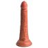 King Cock Elite 7- piesūcekņa pamatne, reālistiska dildo (18 cm) - tumši naturāls 