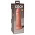 King Cock Elite 8 - piesūceknis, reālistisks dildo (20cm) - dabīgs 