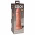 King Cock Elite 8 - piesūceknis, reālistisks dildo (20cm) - dabīgs 