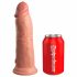 King Cock Elite 8 - piesūceknis, reālistisks dildo (20cm) - dabīgs 