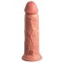 King Cock Elite 8 - piesūceknis, reālistisks dildo (20cm) - dabīgs 