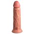 King Cock Elite 8 - piesūceknis, reālistisks vibrators (20cm) - dabīgs 