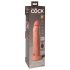 King Cock Elite 9 - piesūceknis, radiobūvēt vibrators 23cm - dabīgs 