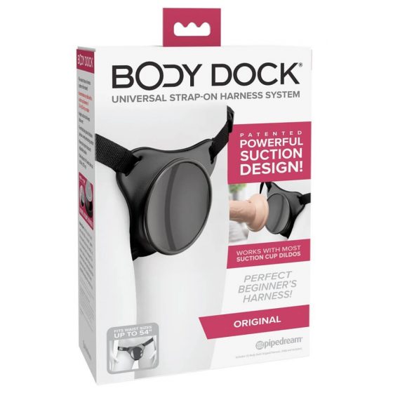 Body Dock OG - pieliekamais josta ar sūcekņa pamatni (melns)