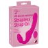 Strepless Strap-On - uzspraužams vibrators (rozā)