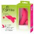 SMILE laizīšana - uzlādējams, gaisa viļņu/mēles vibrators pirktiem (rozā) 