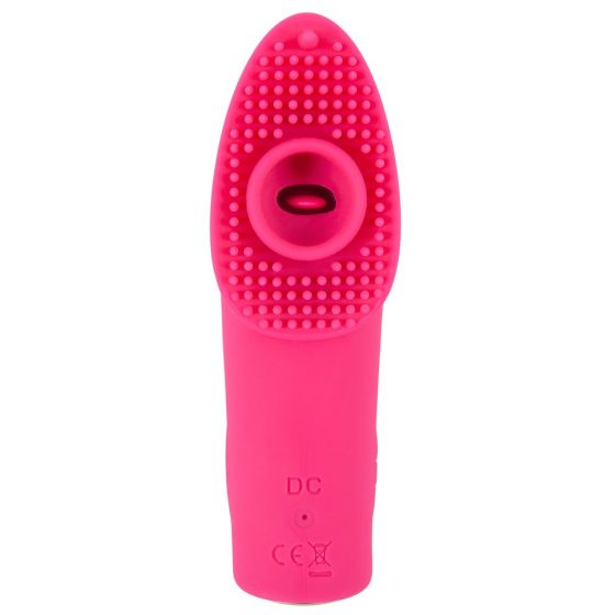 SMILE Licking - akumulatorska, viļņu-laizīšanas pirkstu vibrators (rozā)