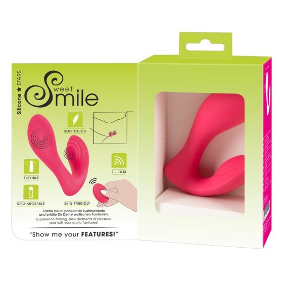 SMILE Panty - akumulatora, radios 2in1 vibrators (rozā)