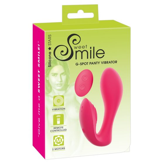 SMILE Panty - akumulatora, radios 2in1 vibrators (rozā)