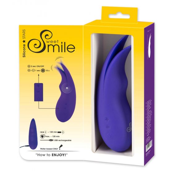 SMILE Multi - akumulatora, īpaši spēcīgs klitora vibrators (violets)