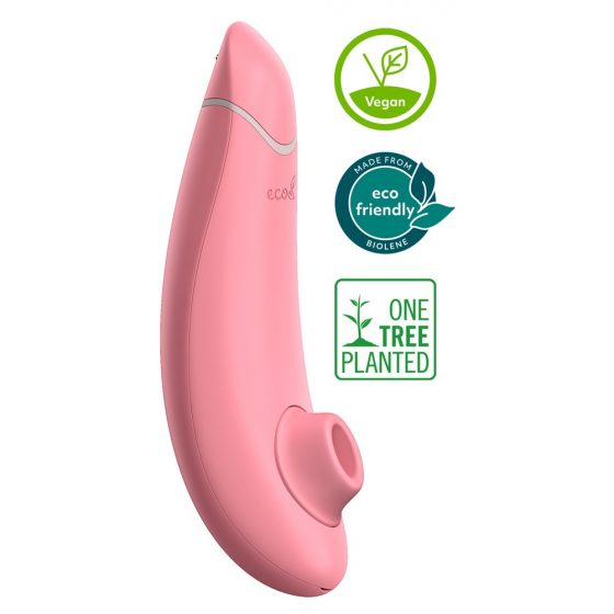 Womanizer Premium Eco - akumulatora, videi draudzīgs klitora stimulators (rozā)