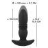 ANOS - Radio-Controlled Thrusting Anal Vibrator (Black) 