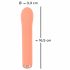 You2Toys peachy! mini G-spot akumulatora G-punkta vibrators (persiks) 