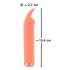 You2Toys peachy! mini bunny - uzlādējams klitora vibrators ar zaķīti (persiku) 