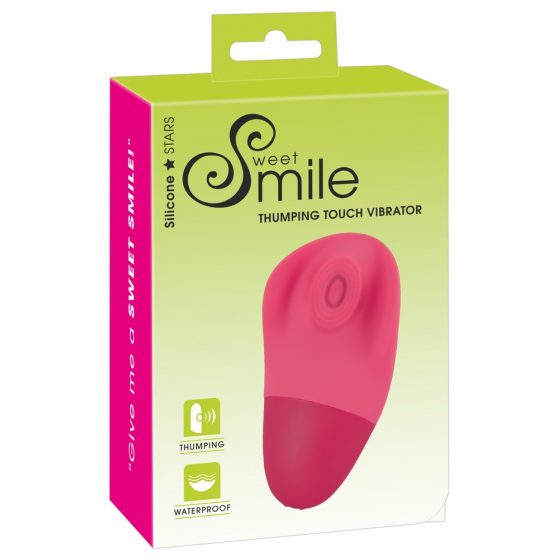 SMILE Thumping Touch - uzlādējams, pulsējošs klitora vibrators (rozā)