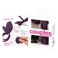   Couples Choice - akumulatoru, radio pults dzimumlocekļa gredzens (violets)