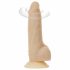 Naked Addiction Rotating 7 - uzlādējams, rotējošs vibrators (18cm) - dabīgs 