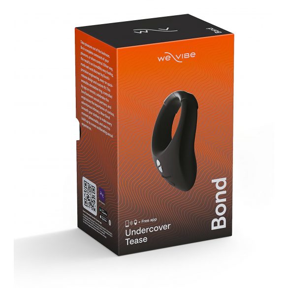 We-Vibe Bond - gudrs vibrācijas dzimumlocekļa gredzens (melns) 