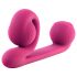 / Snail Vibe Duo - uzlādējams, 3in1 stimulācijas vibrators (rozā) 